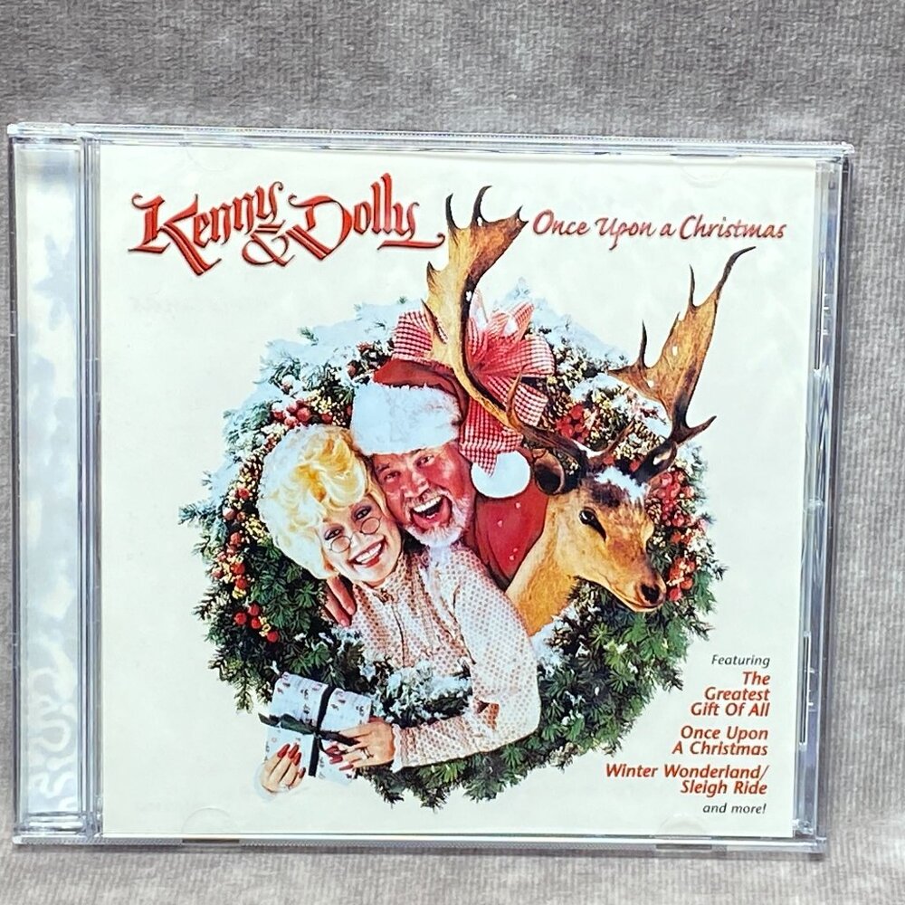 Kenny Rogers & Dolly Parton "Once Upon A Christmas" 1997 CD Hard Candy Christmas